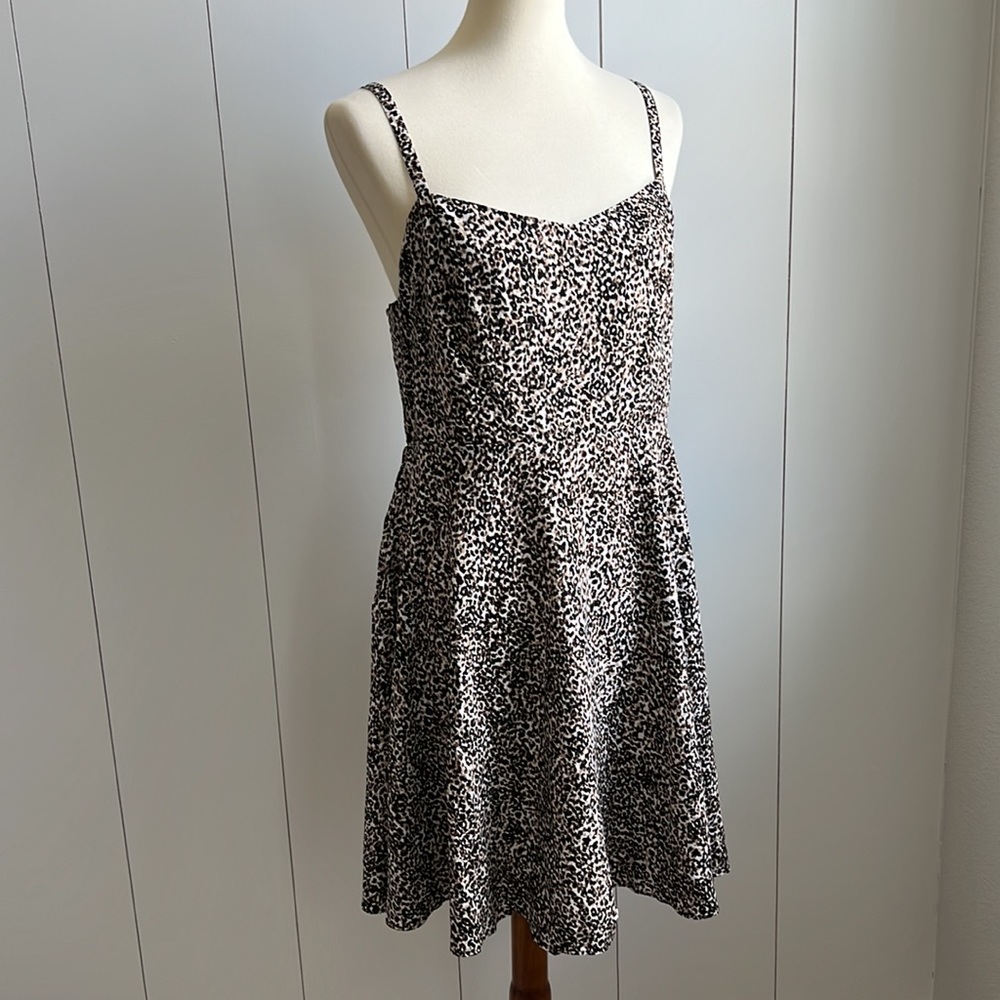 Old Navy leopard print cami dress NWOT